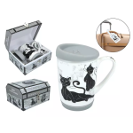Kubek podróżny ATENY Travelling Cats 375ml Carmani