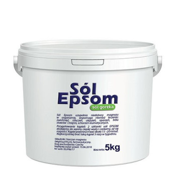 Siarczan magnezu 5kg Sól gorzka Epsom Vitafarm