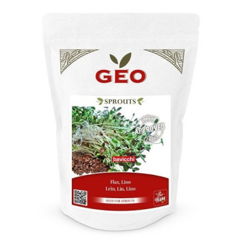 LEN Organiczne nasiona na kiełki 300g GEO BAVICCHI