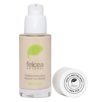 Naturalny podkład nawilżająco - regenerujący, wyrównujący koloryt 405 LIGHT 30ml Felicea