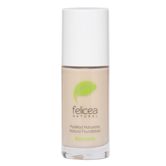 Naturalny podkład nawilżająco - regenerujący, wyrównujący koloryt 415 NATURAL BEIGE 30ml Felicea