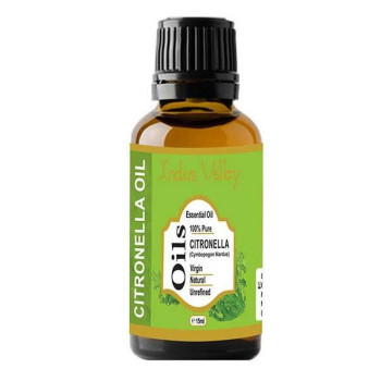 Olejek eteryczny cytronellowy 15 ml – Indus Valley | naturalny
