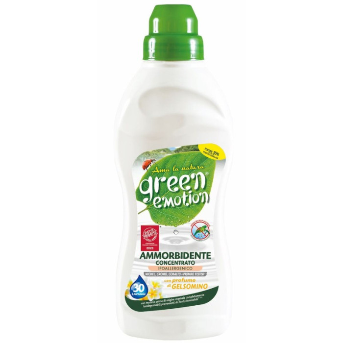 Green Emotion płyn do płukania tkanin Jaśmin 750 ml – ekologiczny koncentrat