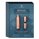 Zestaw miedziany Mosaic – butelka 900 ml + 2 kubki – Forrest & Love
