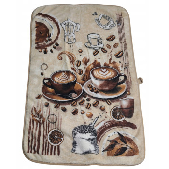 Ręcznik kuchenny 40x60 cm – kawa latte art, cappuccino, bawełna/poliester
