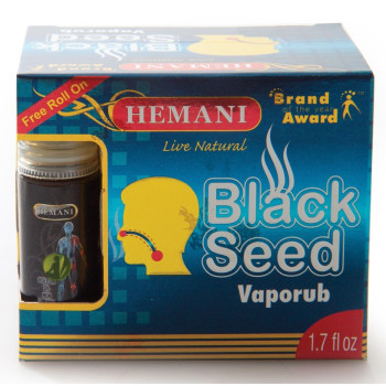 Vapor Rub Hemani – maść z czarnuszką na przeziębienie 50ml | Ułatwia oddychanie
