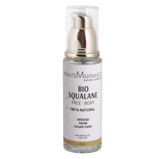 Bio skwalan z trzciny cukrowej 30 ml Beaute Marrakech – do twarzy, ciała i włosów