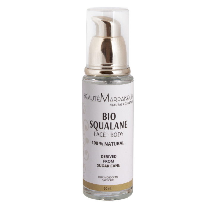 Bio skwalan z trzciny cukrowej 30 ml Beaute Marrakech – do twarzy, ciała i włosów