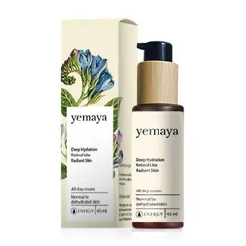Yemaya naturalny krem nawilżający i rozświetlający do skóry normalnej i odwodnionej 45 ml Energy Beauty by Energy
