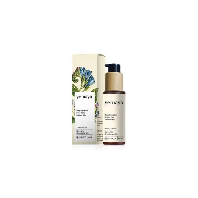 Yemaya naturalny krem nawilżający i rozświetlający do skóry normalnej i odwodnionej 45 ml Energy Beauty by Energy