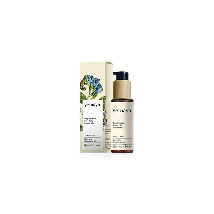 Yemaya naturalny krem nawilżający i rozświetlający do skóry normalnej i odwodnionej 45 ml Energy Beauty by Energy
