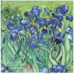 Podkładka szklana Vincent van Gogh Irysy CARMANI 11,5x11,5 cm