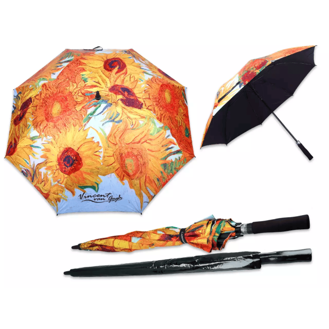 Parasol automatyczny Vincent van Gogh Słoneczniki CARMANI h93cm