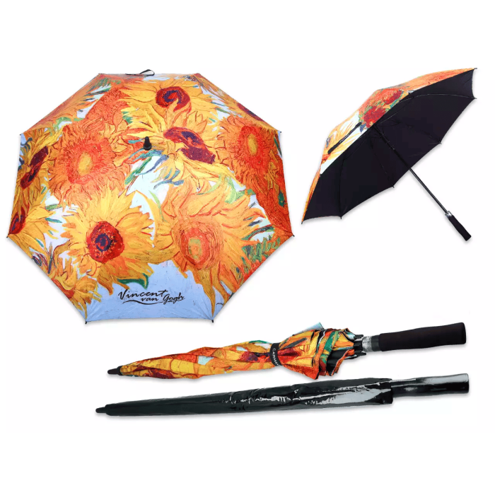 Parasol automatyczny Vincent van Gogh Słoneczniki CARMANI h93cm