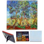 Podkładka szklana Vincent van Gogh Ogród CARMANI 10,5x10,5 cm