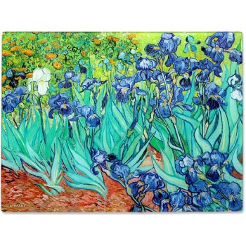 Deska szklana Van Gogh – Irysy 40x30 cm CARMANI