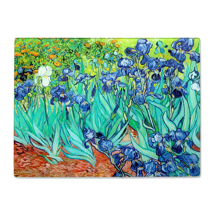 Deska szklana Van Gogh – Irysy 40x30 cm CARMANI