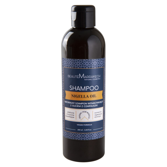 BEAUTE MARRAKECH Szampon z olejem z czarnuszki 250 ml – wzmacniający, naturalny, marokański