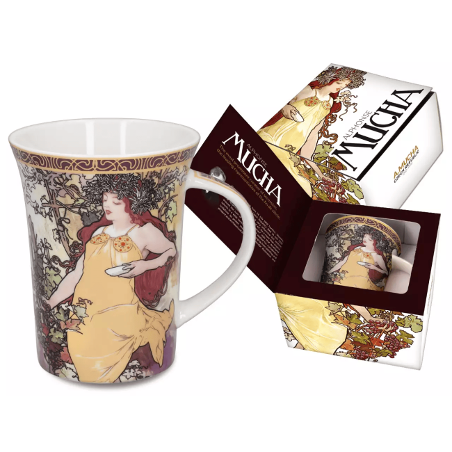 Kubek Alfons Mucha Jesień 350 ml – CARMANI