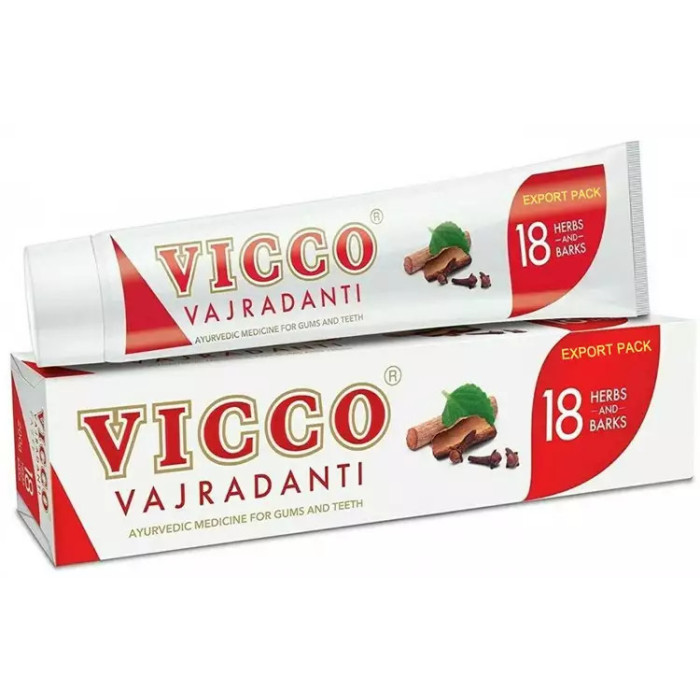 Pasta do zębów ajurwedyjska Vicco Vajradanti 200 ml – ziołowa pielęgnacja