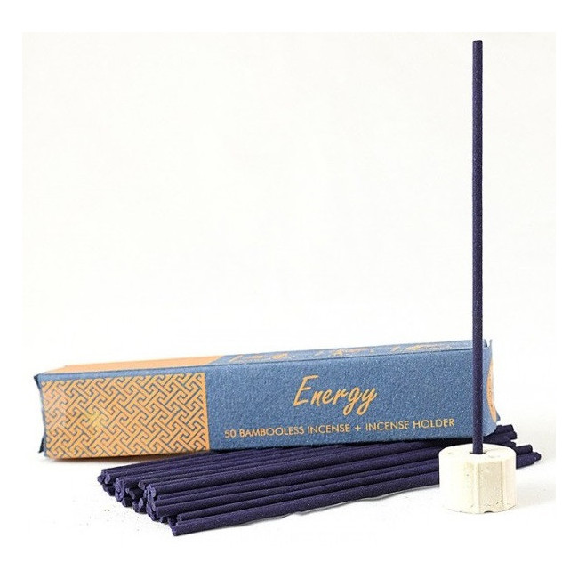 Kadzidełka ENERGY 50 szt. + stojak – Song of India | Naturalne