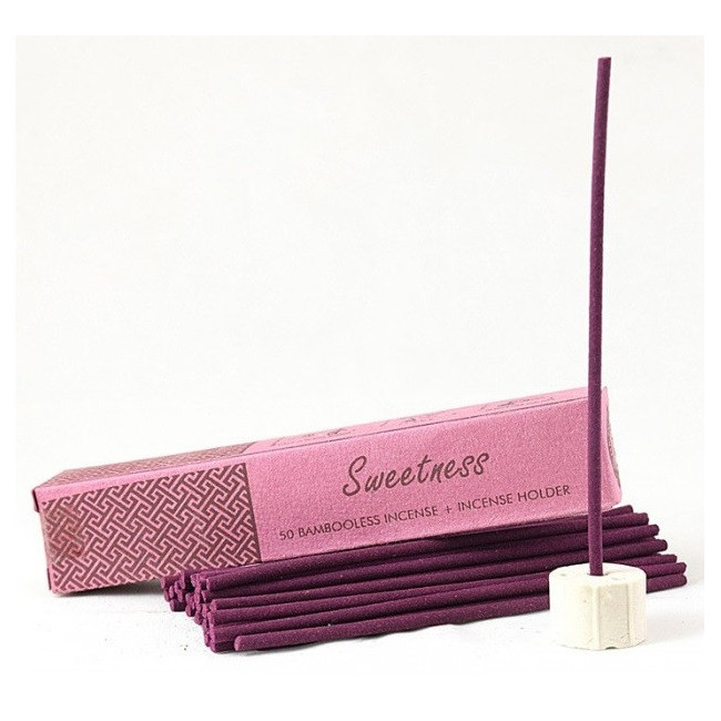 Kadzidełka SWEETNESS 50 szt. + podstawka | Song of India – lawenda