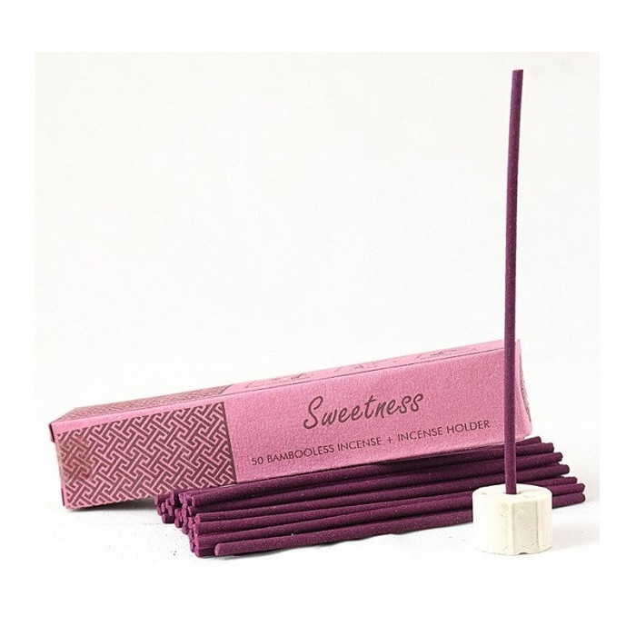 Kadzidełka SWEETNESS 50 szt. + podstawka | Song of India – lawenda