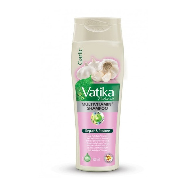 Szampon Czosnkowy z Henną 400 ml – Wzmacniający | Vatika