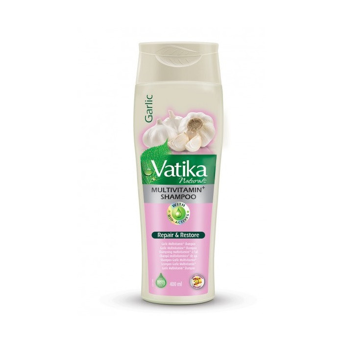 Szampon Czosnkowy z Henną 400 ml – Wzmacniający | Vatika
