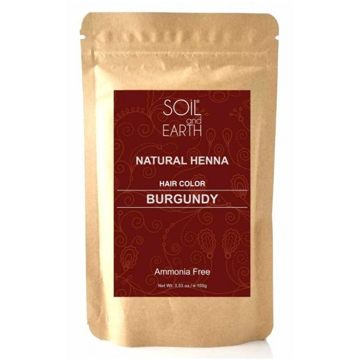 Henna Indyjska Burgund 100 g – Soil & Earth