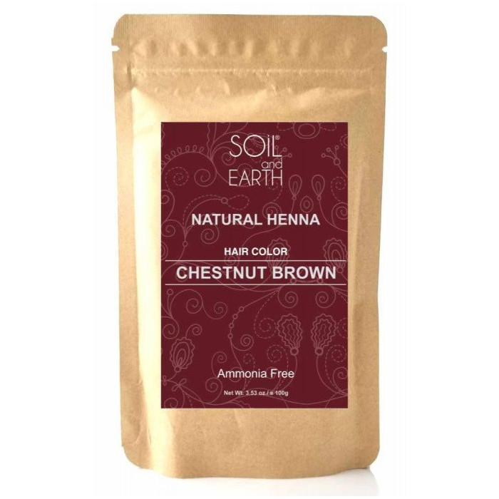 Henna Indyjska Orzechowy Brąz 100 g – Soil & Earth