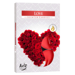 Podgrzewacze zapachowe LOVE 6 szt. BISPOL