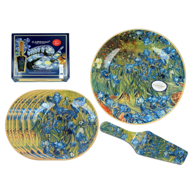 Patera i talerzyki Irysy – Van Gogh | CARMANI zestaw