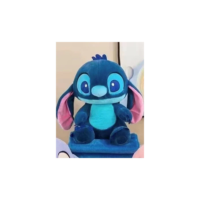 Stitch granatowy maskotka z kocem 100x160 cm z mikrofibry