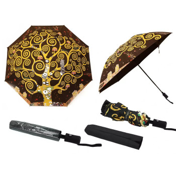 Parasol G. Klimt Drzewo Życia – automatyczny, składany Carmani
