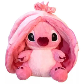 Maskotka Pink Stitch & Scrump 25 cm – pluszak w różowym jajku