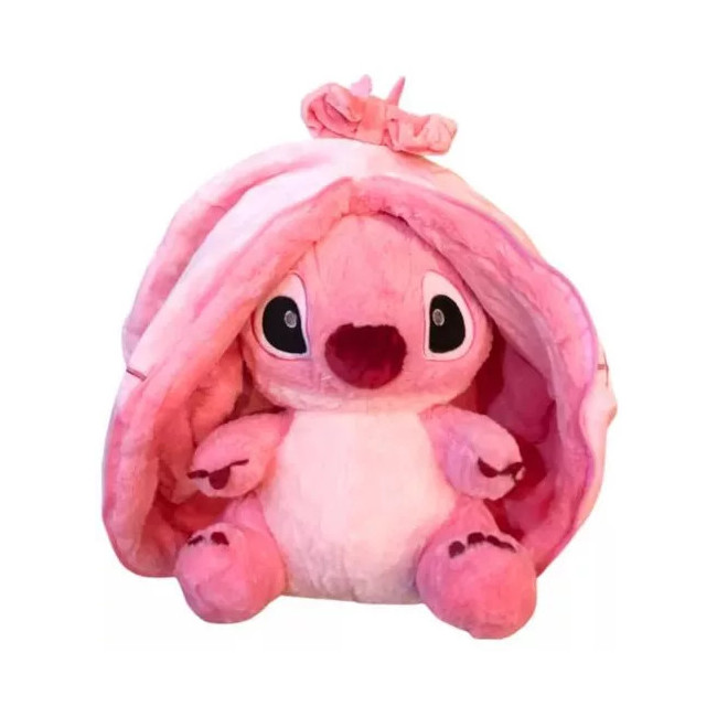 Maskotka Pink Stitch & Scrump 25 cm – pluszak w różowym jajku