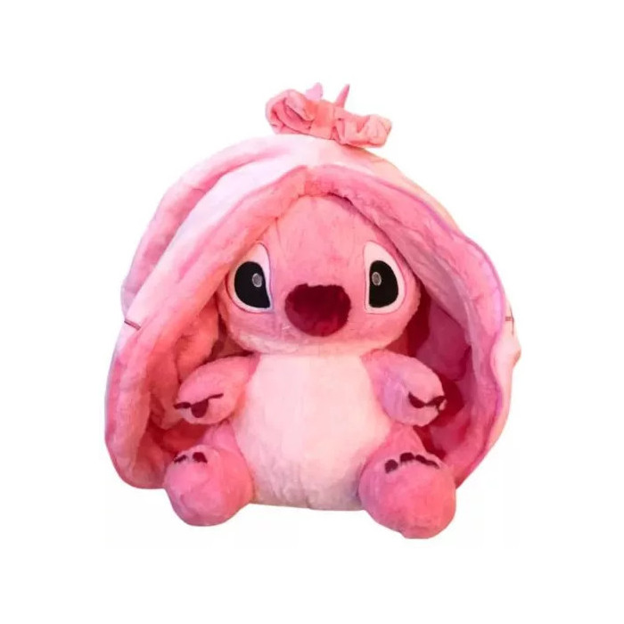 Maskotka Pink Stitch & Scrump 25 cm – pluszak w różowym jajku