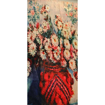 Szal Monet „Wazon z chryzantemami” | Bruno Rossi