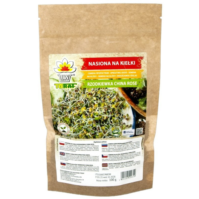 RZODKIEWKA nasiona na kiełki 100g TORAF