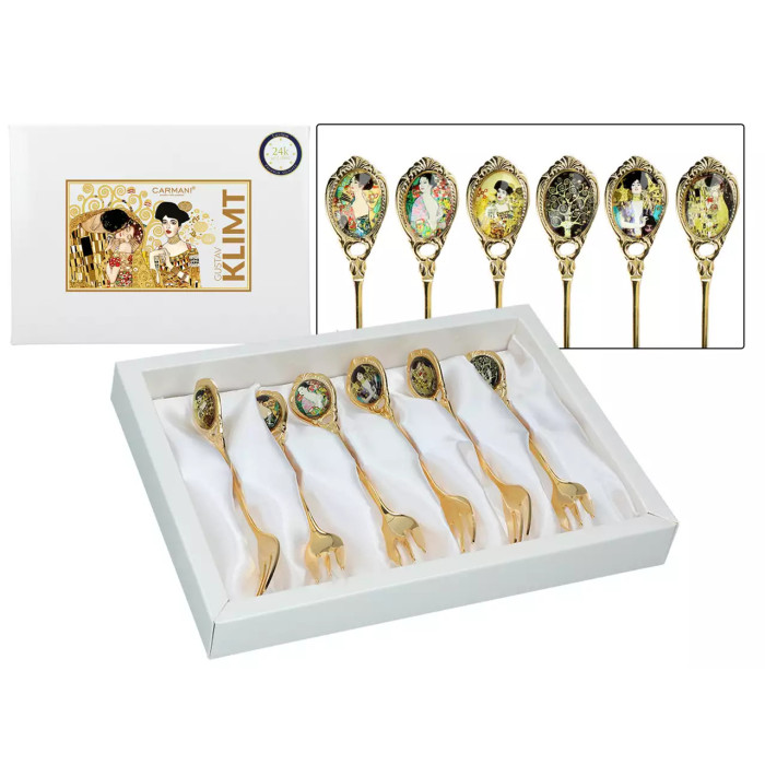 Widelczyki Gustav Klimt Mix – komplet 6 szt. | CARMANI