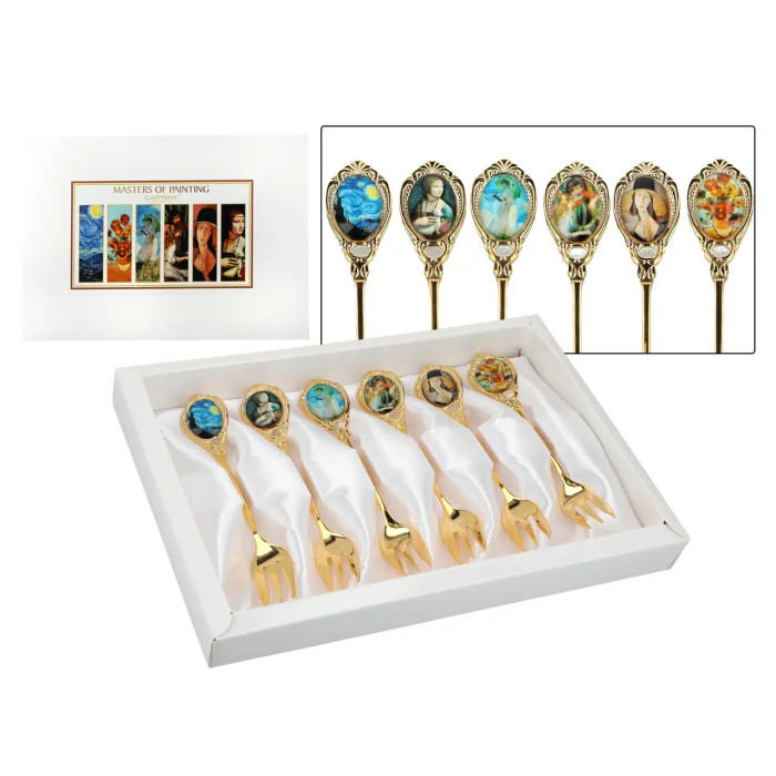 Widelczyki Dzieła Znanych Artystów – komplet 6 szt. | CARMANI