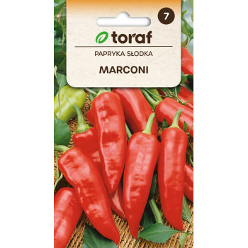 Papryka Słodka Marconi 0,5 g | Duże Owoce | Toraf