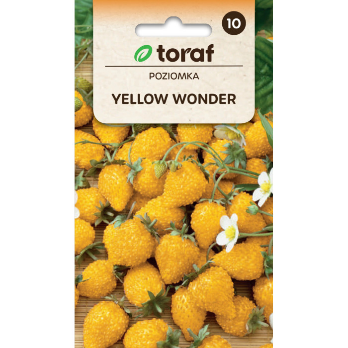 Poziomka Yellow Wonder Toraf 0,1 g – żółta, słodka odmiana