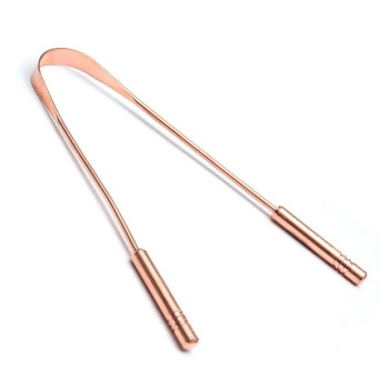 Skrobaczka do języka z czystej miedzi – ajurwedyczna higiena jamy ustnej