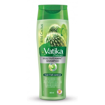 Szampon Dziki Kaktus Vatika Dabur 400 ml – włosy słabe i łamliwe