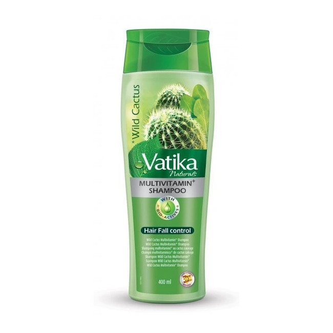 Szampon Dziki Kaktus Vatika Dabur 400 ml – włosy słabe i łamliwe