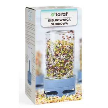 Kiełkownica słoikowa TORAF – domowa uprawa kiełków