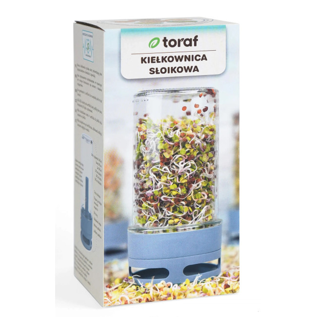 Kiełkownica słoikowa TORAF – domowa uprawa kiełków