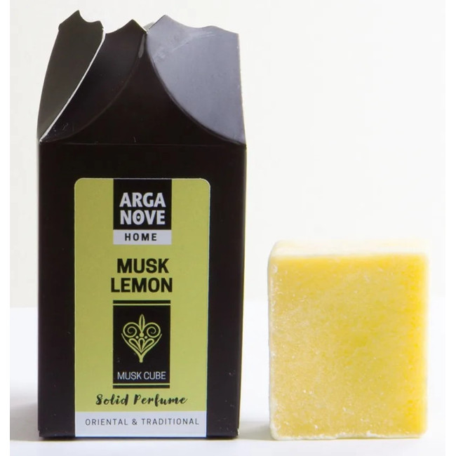 Musk Lemon 25g Arganove – perfum w kostce do domu i kominka